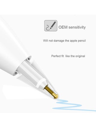 Replacement Tips for Apple Pencil 2nd Generation/ 1st Generation/USB-C/Pencil Pro Tip(4 Pack) - view 3