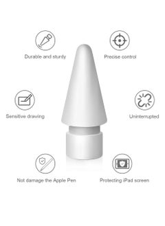 General Replacement Tips for Apple Pencil 2nd Generation/ 1st Generation/USB-C/Pencil Pro Tip(4 Pack)  - Image 4