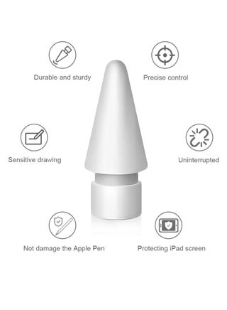 Replacement Tips for Apple Pencil 2nd Generation/ 1st Generation/USB-C/Pencil Pro Tip(4 Pack) - view 4