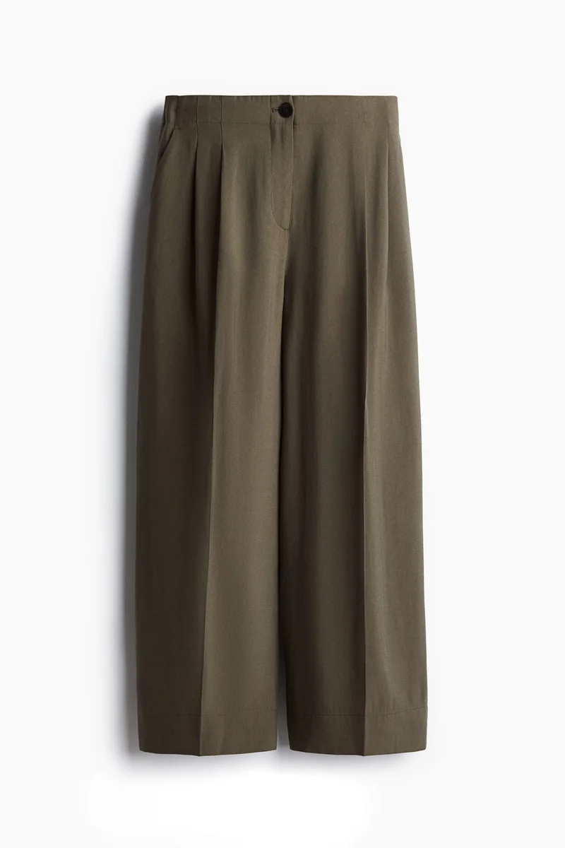 H&M Wide ankle-length trousers