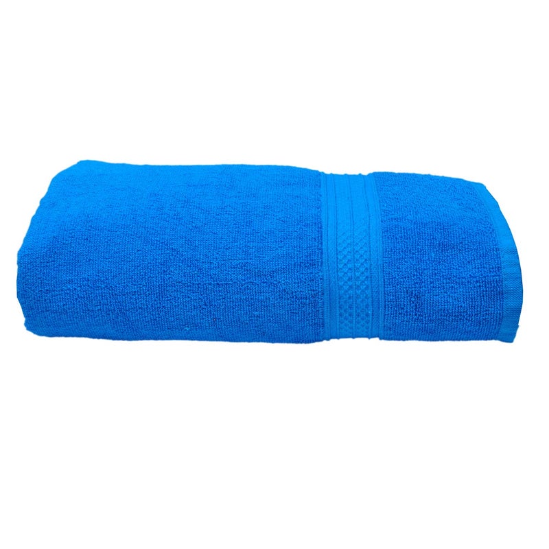Space Fly Premium Plain Cotton Bathroom Bath Towels Highly Absorbent, Big Size 28X58 inch (450GSM_Multi Colo) (1 Piece) - Image 3