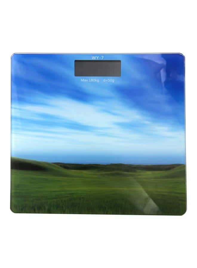 توشيونيكس ميزان ذكي رقمي شخصي أوتوماتيكي ثلاثي الأبعاد، جهاز منزلي إلكتروني ذكي مزود بشاشة LCD لقياس وزن الدهون في الجسم بدقة للحمام والمطبخ والمكتب المنزلي بالرطل/كجم - Image 1