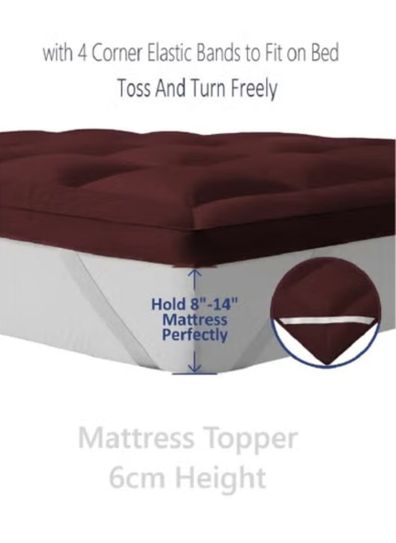 Blueberry Mattress Topper 600gsm Thickness 160x200+6cm - Image 3