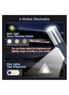 Y&D LED Rechargeable Flashlights, Zoomable 4 Modes High Lumens Multifunctional Waterproof & Type-C Hand-held Flashlights for Emergency and Outdoor Use, Camping Accessories  - Image 5