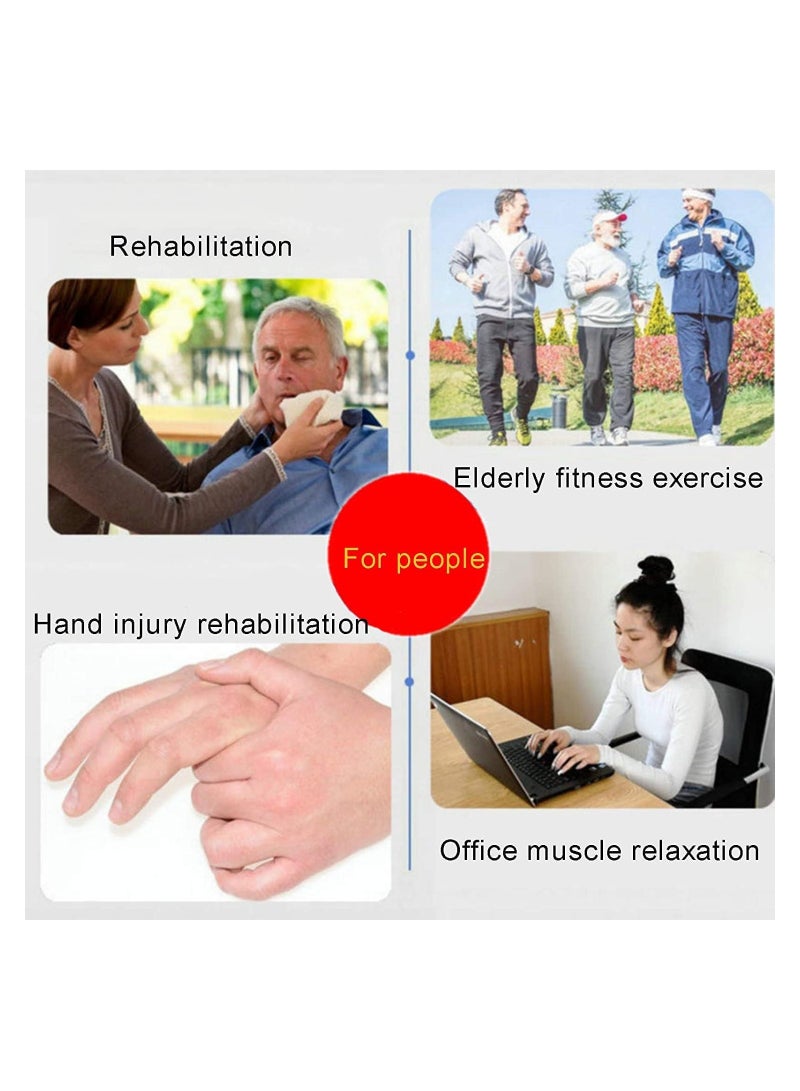 RATSAW Fitness Sport Hand Gripper Ball Hand Exerciser Grip Strengthener Hand Therapy Squeeze Exercise Stress Ball Exerciser Strength Training Gym Finger Trainer 20 x 10 x 20cm  - Image 4