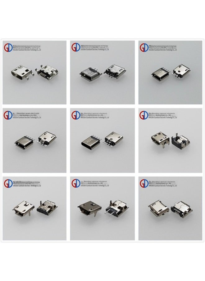 Generic - USB Source MICRO Male Micro Male Micro Interface Micro Port Micro Charging Port-Color:GD-202 MICRO3.0 Male Welding Wire (NOTE 5 Dedicated) - Image 1