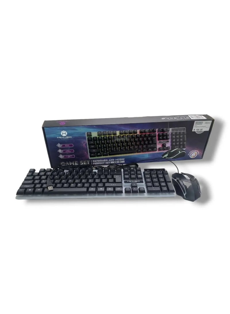Mikuso X-Series Rgb Wired Gaming Keyboard And Mouse Set 104 Keys. XK-01 - Image 2