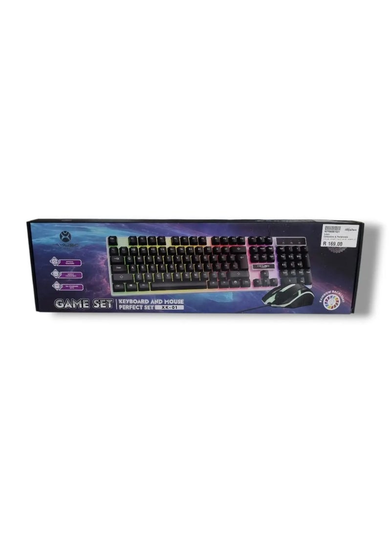 Mikuso X-Series Rgb Wired Gaming Keyboard And Mouse Set 104 Keys. XK-01 - Image 3