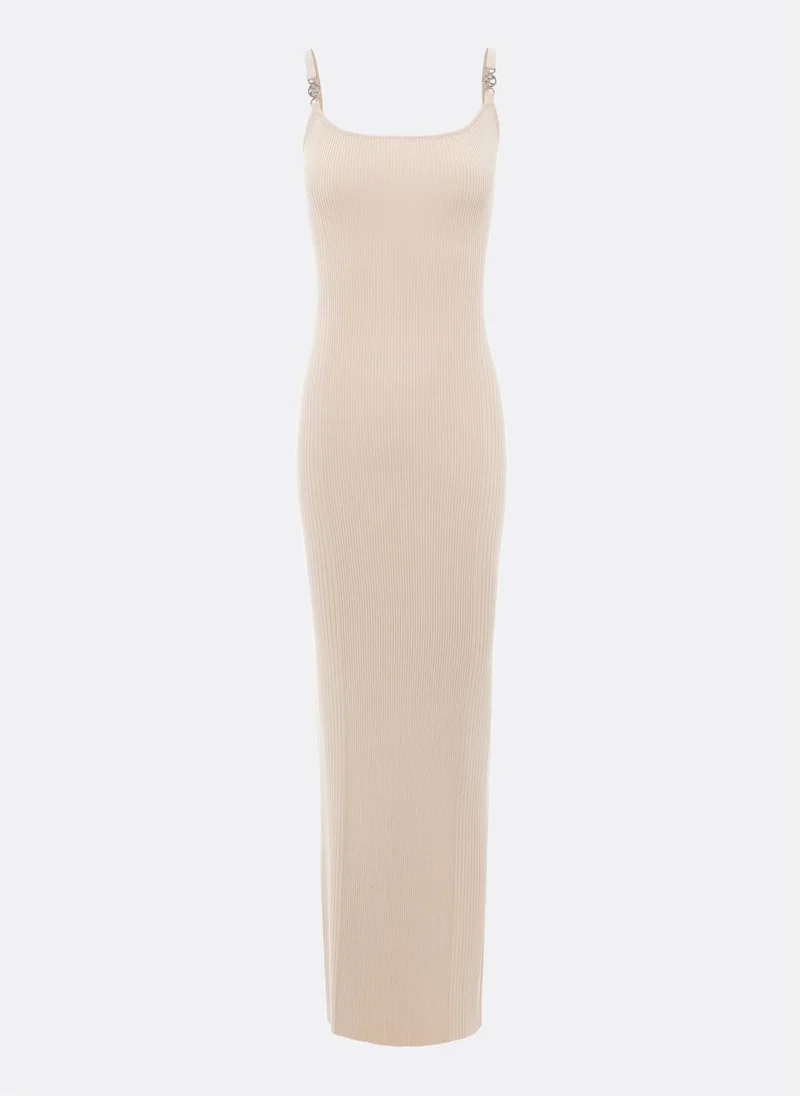 Lichi Jersey maxi dress with strap decor