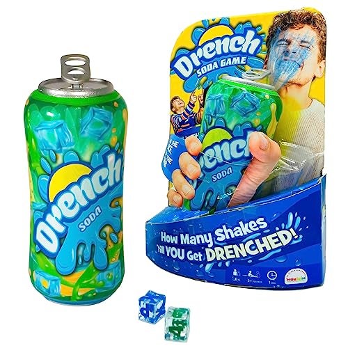 MUKIKIM Drench Soda Game  Family  Party Interactive Game of Chance Roll Dice Shake Can  Pull The Tab The Last Person to Stay Dry Wins - Image 1