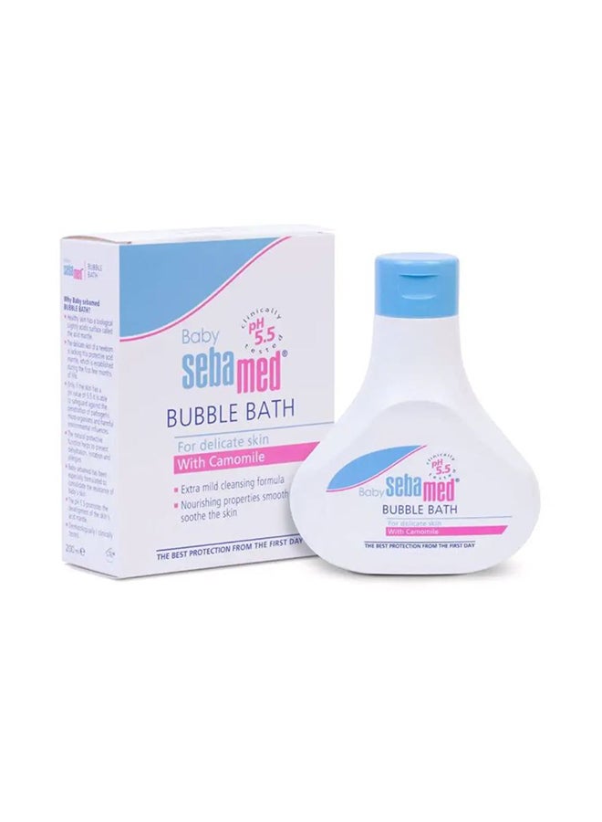 Sebamed Baby Bubble Bath For Delicate Skin With Camomile - 200 ml - Image 1