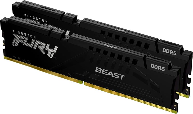 Kingston Technology Fury Beast 32GB (2x16GB) 5600MT/s DDR5 CL36 Desktop Memory Kit - Image 1