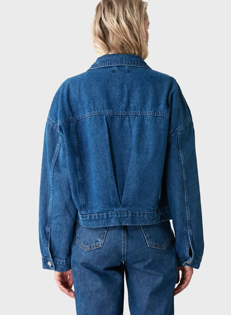 trendyol Oversized Denim Jacket