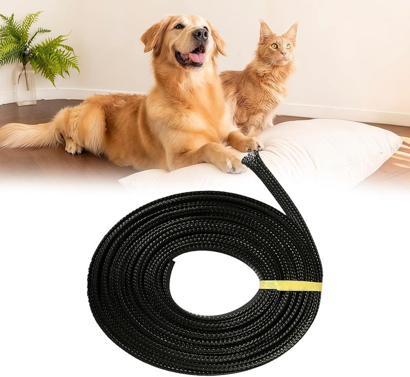 Duty AntiBite Cord Protector for Pets Dogs Cats Home 3/6 / 10m Dog Puss Wire Cover Chew - Image 2