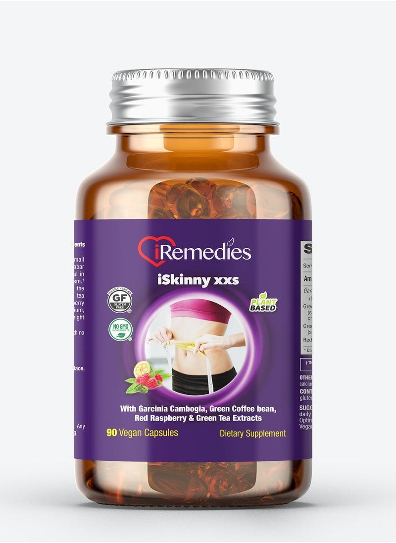 iRemedies - iSkinny XXS – 90 Vegan Capsules - Image 1