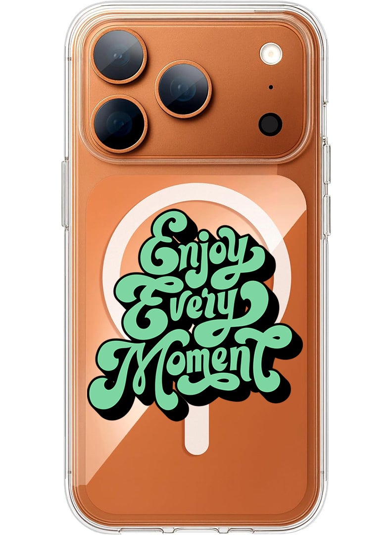 Theodor Magnetic Case for Apple iPhone 17 Pro Max Compatible with MagSafe Wireless Charging, Shockproof Phone Bumper Cover - enjoy every - Image 1