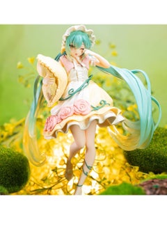 Hatsune Miku Action Figure, Princess Miku Figure Toy, Anime Realistic Statue Figure, Office Desktop Decoration Ornaments, Super Collectible Model Statue Anime Figure Toy 20 CM