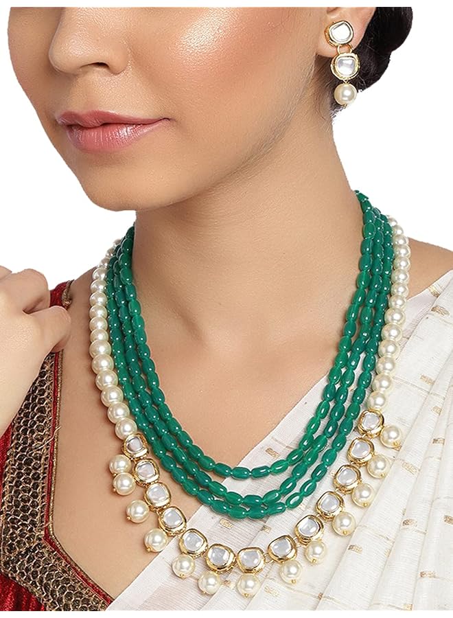 erorex Jewelery Set For Women Green Zpfk9809 - Image 5