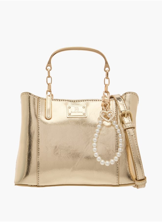 Flora Bella By Shoexpress Womens Solid Tote With Zip Closure  - Image 1