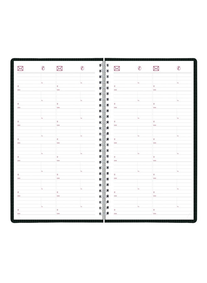Brownline® 2026 DuraFlex Weekly Planner, Appointment Book, 12 Months, January to December, Twin-Wire Binding, 11" x 8.5", Black (CB950V.BLK-26) - Image 5