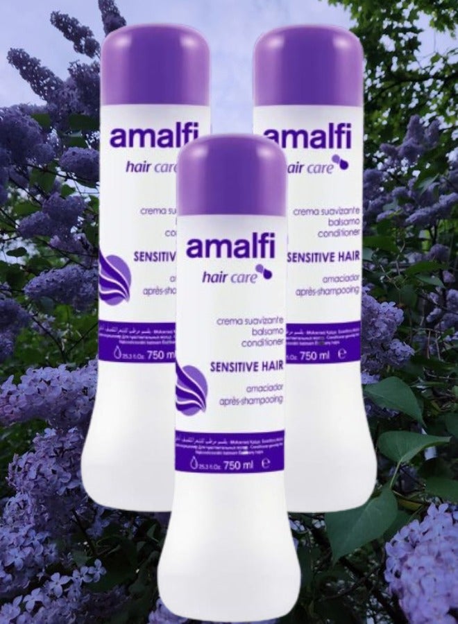 امالفي 3 قطع أمالفي بلسم للشعر الحساس 750مل - Image 1