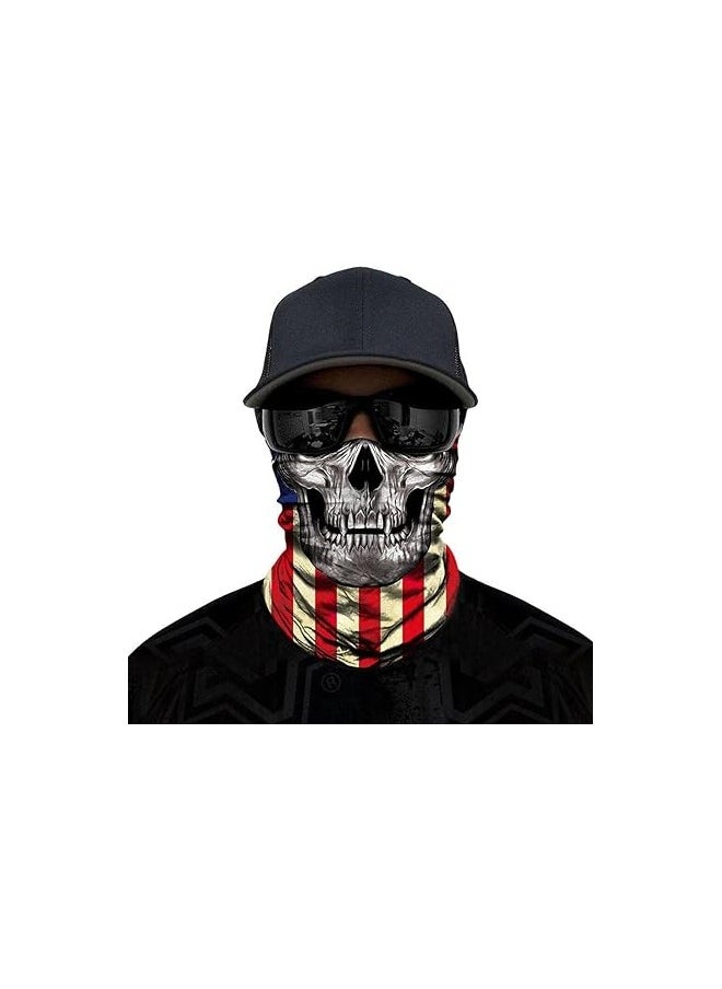 amazing.EGP Bandana Face Mask for Rave Dust Wind Scarf Face Neck Pouch Tube Mask Headwear Face Mask Motorcycle Mask for Women Men Kids (PL180261)  - Image 1