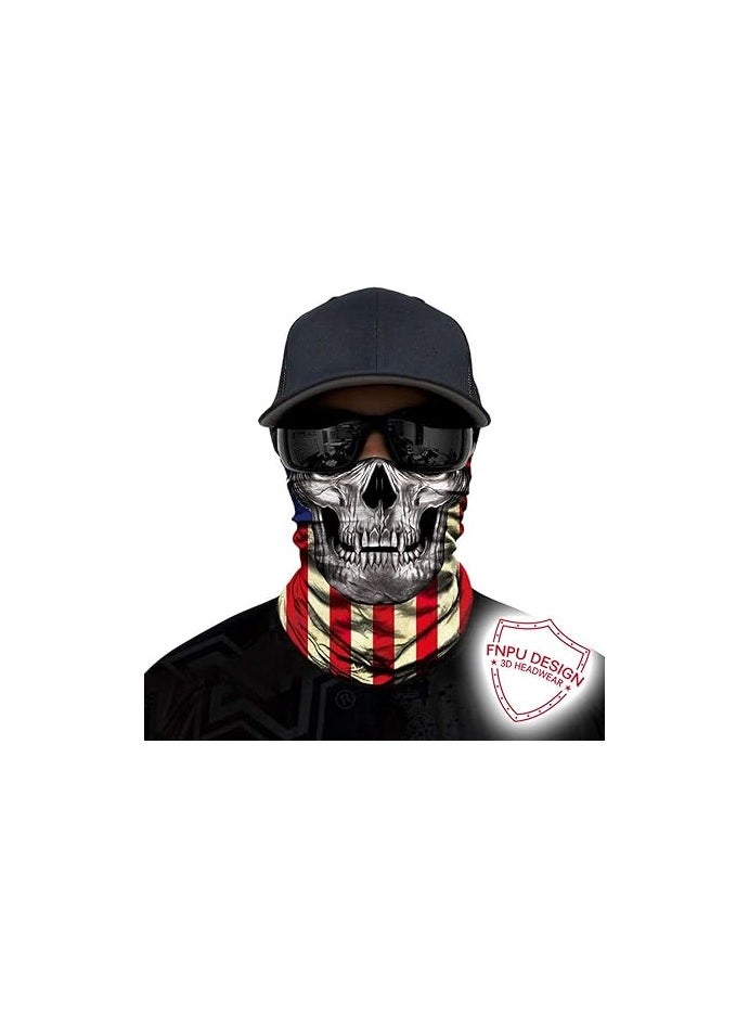amazing.EGP Bandana Face Mask for Rave Dust Wind Scarf Face Neck Pouch Tube Mask Headwear Face Mask Motorcycle Mask for Women Men Kids (PL180261)  - Image 3