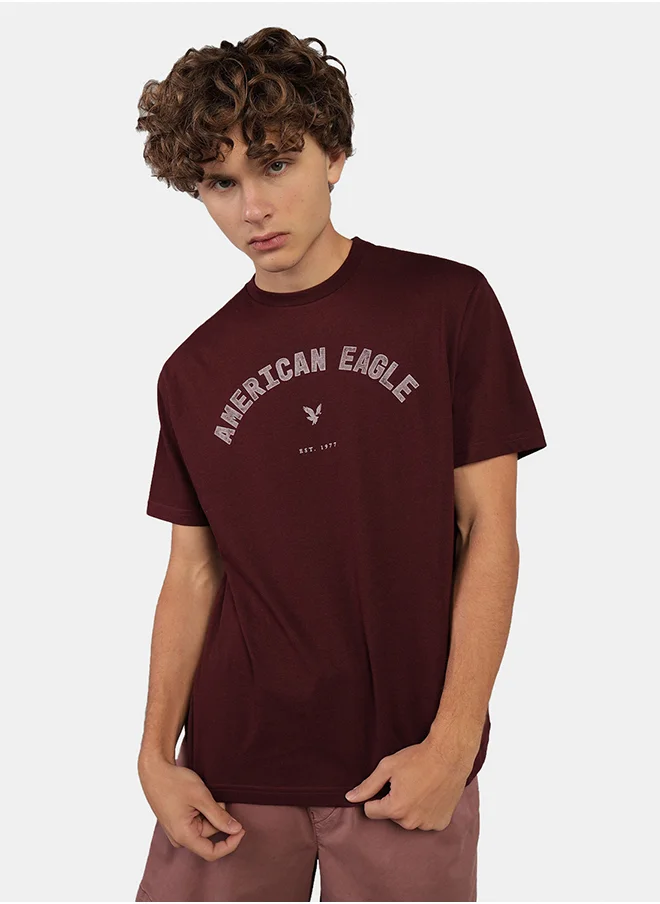 امريكان ايجل AE Logo Graphic T-Shirt