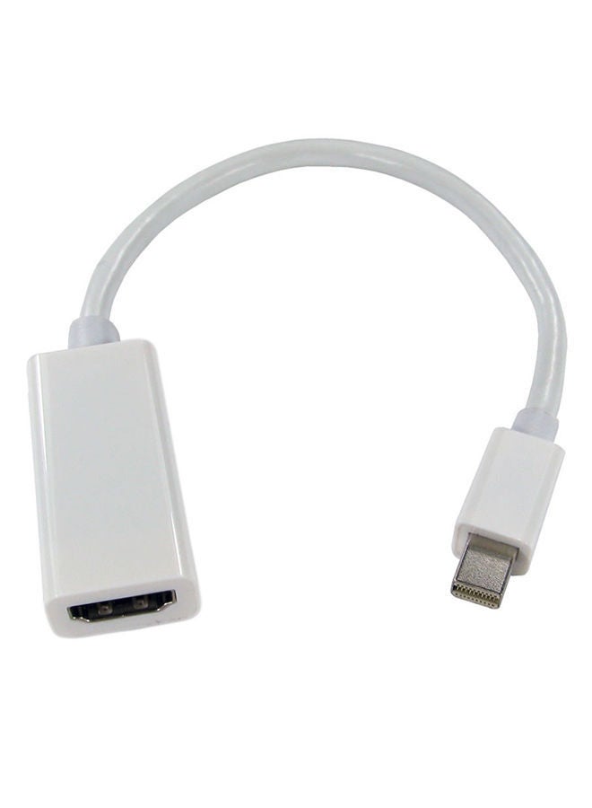 نيبمينينت محول ميني ديسبلاي بورت من منفذ ثندربولت ذكر إلى Hdmi أنثى، مقاس 15 سم أبيض