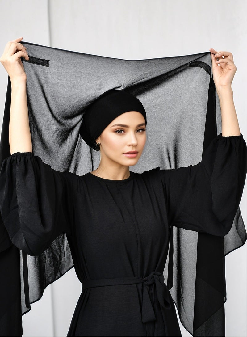 ثلاثة في واحد وشاح مع المدمج في المغناطيس و غطاء الرأس مع نموذج كاب - Image 1