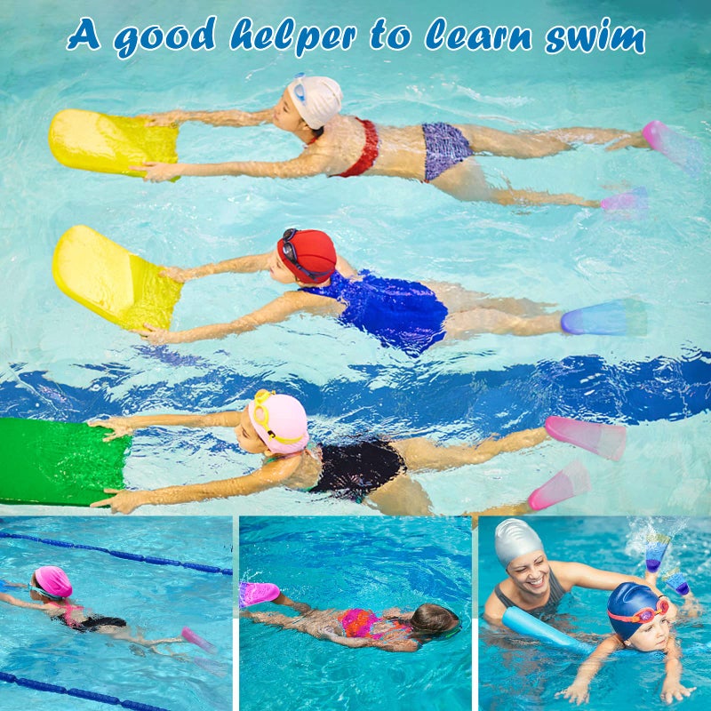 Gintenco Swim Fins, Kids Swim Training Fins for Lap Swimming, Travel Size Flippers with Mesh Bag, Silicone Swimming Fins for Kids Teens Adults Women Men - Image 4