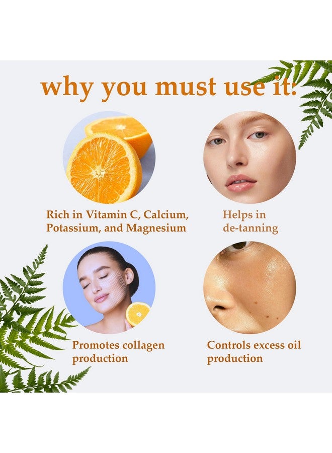 minature Orange Peel Powder by mi nature| Natural Citrus Aurantium Vitamin C | Ideal for DIY Face Pack| Face Cleansing, D-Tan & Oil Control face mask | Best For Skincare | No Preservative Chemical | 227g(8oz)(Pack of 3)  - Image 3