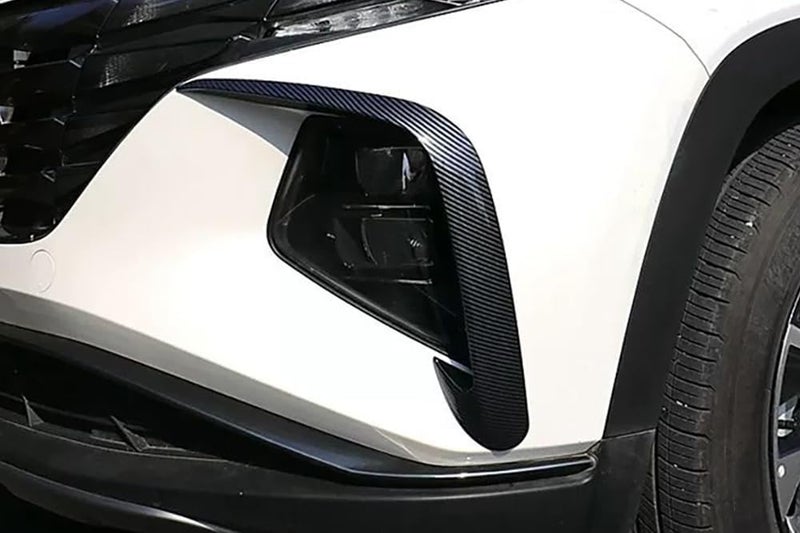 ERIDANUS Headlight Cover for Hyundai Tucson 2022-2023 - Carbon Fiber Style - 2 PCS - Image 4