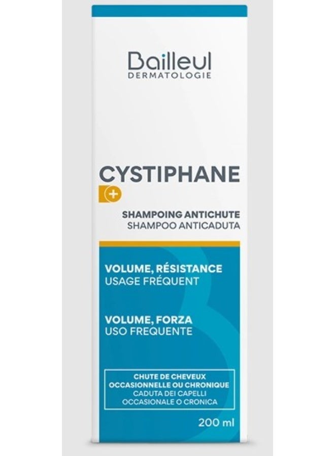 Cystiphane Anti-Hair Loss Shampoo 200ml – Strengthens Hair & Reduces Hair Fall - Image 3