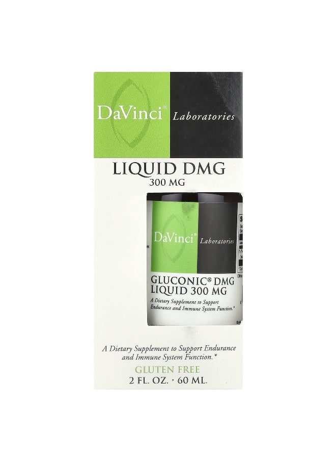 DaVinci Laboratories DaVinci Laboratories, Gluconic DMG Liquid, 300 mg, 2 fl oz (60 ml)  - Image 1