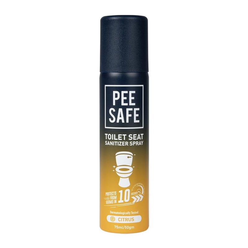 Pee Safe Toilet Seat Spray â€“ Citrus Scent | Pee-Poo Before You Go Spray | Compact & Easy to Use - 2.54 Fl Oz (75ml) - Image 1