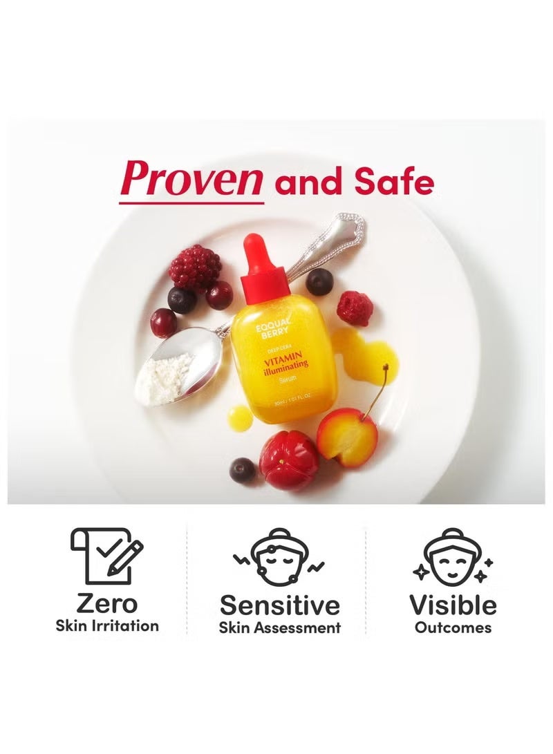 eqqualberry سيروم فيتامين إكوالبيري المضيء – سيروم فيتامين سي المشرق مع النياسيناميد | يقوي حاجز البشرة | يرطب باستخدام السيراميد وحمض الهيالورونيك - Image 2