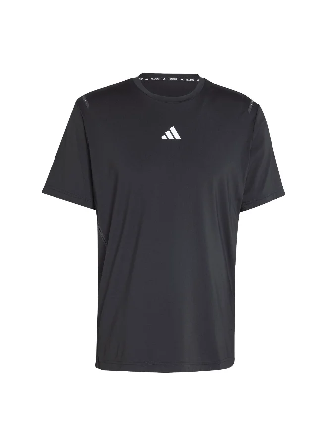 adidas Adidas Cool Feel Tee Black T-Shirt (Short Sleeve) T-Shirts For Men