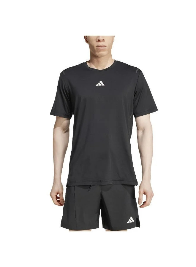 Adidas Adidas Cool Feel Tee Black T-Shirt (Short Sleeve) T-Shirts For Men