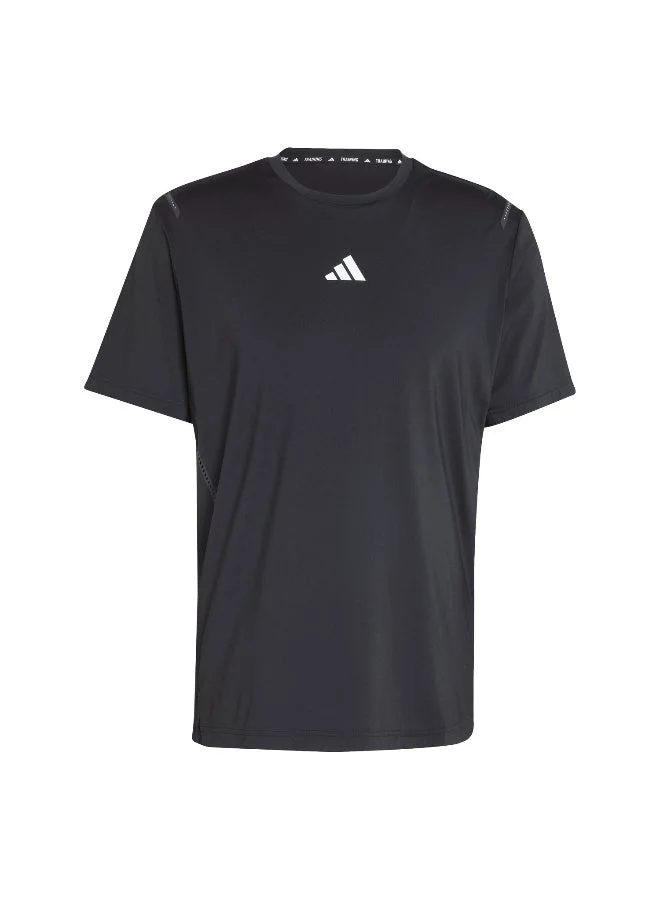 Adidas Adidas Cool Feel Tee Black T-Shirt (Short Sleeve) T-Shirts For Men