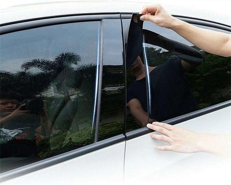 QASULER Car Pillar Posts Decorative Stickers for Jeep Grand Cherokee - Image 2