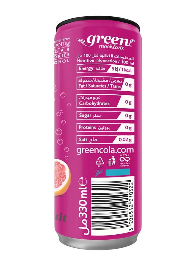 Green Cola جريب فروت وردي 330 مل (عبوة من 6) - Image 4