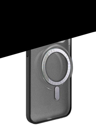غطاء حقيبة من السيليكون السائل الفاخر لهاتف Honor X8d 5G 2025 متوافق مع حلقة MagSafe الرقيقة (MCMPMN) - أسود - view 5