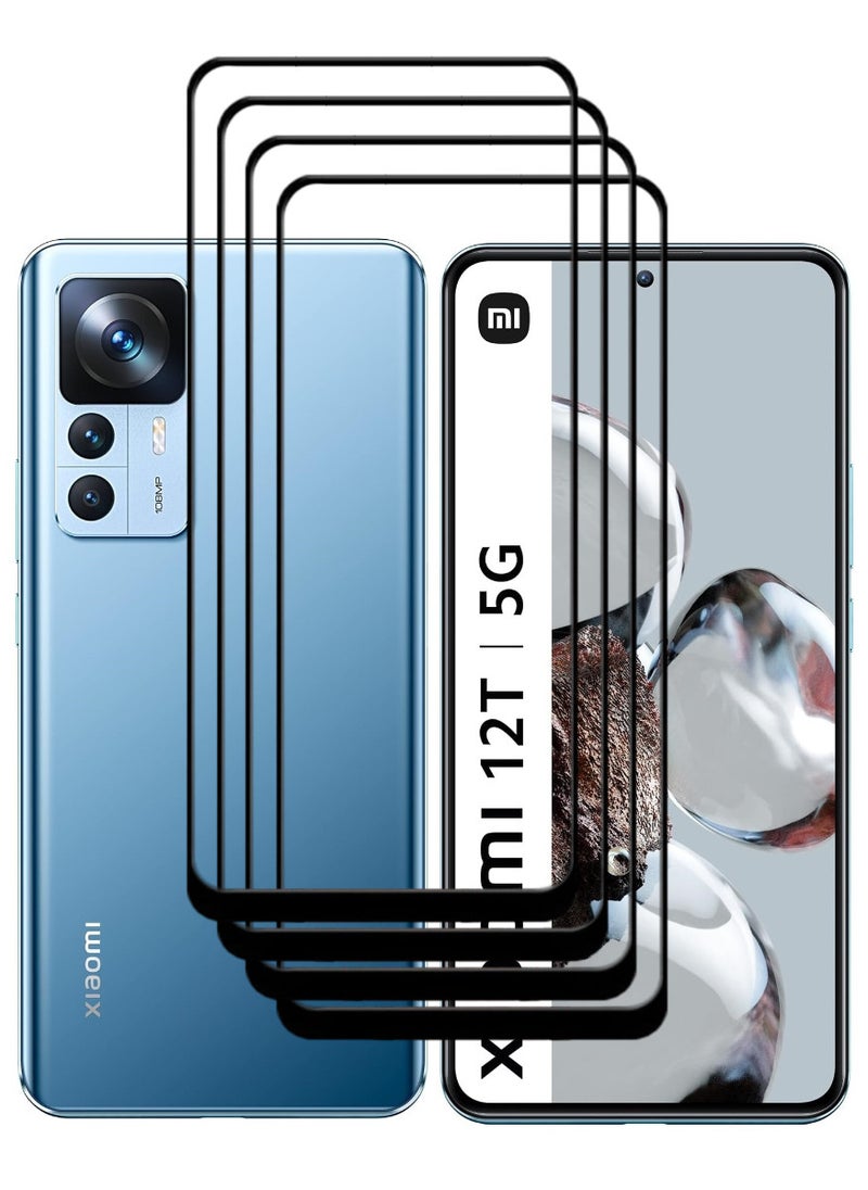ACLIX 4 Pieces Antistatic ESD Dustproof Premium Quality High Definition Tempered Glass Screen Protector Designed For Xiaomi 12T - Image 1