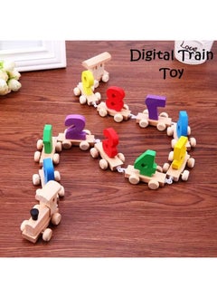 FunBlast FunBlast Wooden Digital Colourful Number Train - Educational Toys for 2-Year-Old, Vehicle Pattern 0 to 9 Number Learning & Educational Toys for Kids, Pre-School Learning Kit for Toddlers- (Multicolor)  - Image 4
