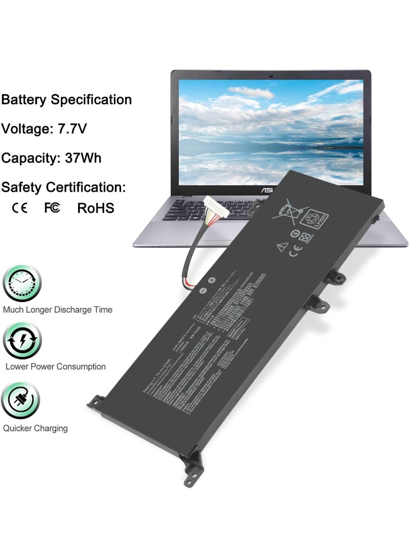 Terabyte Battery B21N1818 C21N1818-1 for Asus VivoBook 15 A512 A512DA A512FA A512JA R512F X512 X512DA X512FA X512FL - Image 4