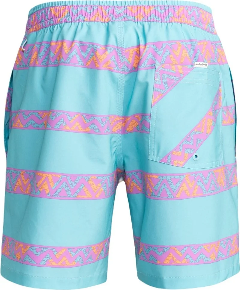 كويك سيلفر Take Us Back Vl 17 Men's Blue Swim Shorts EQYJV04062-BHA6