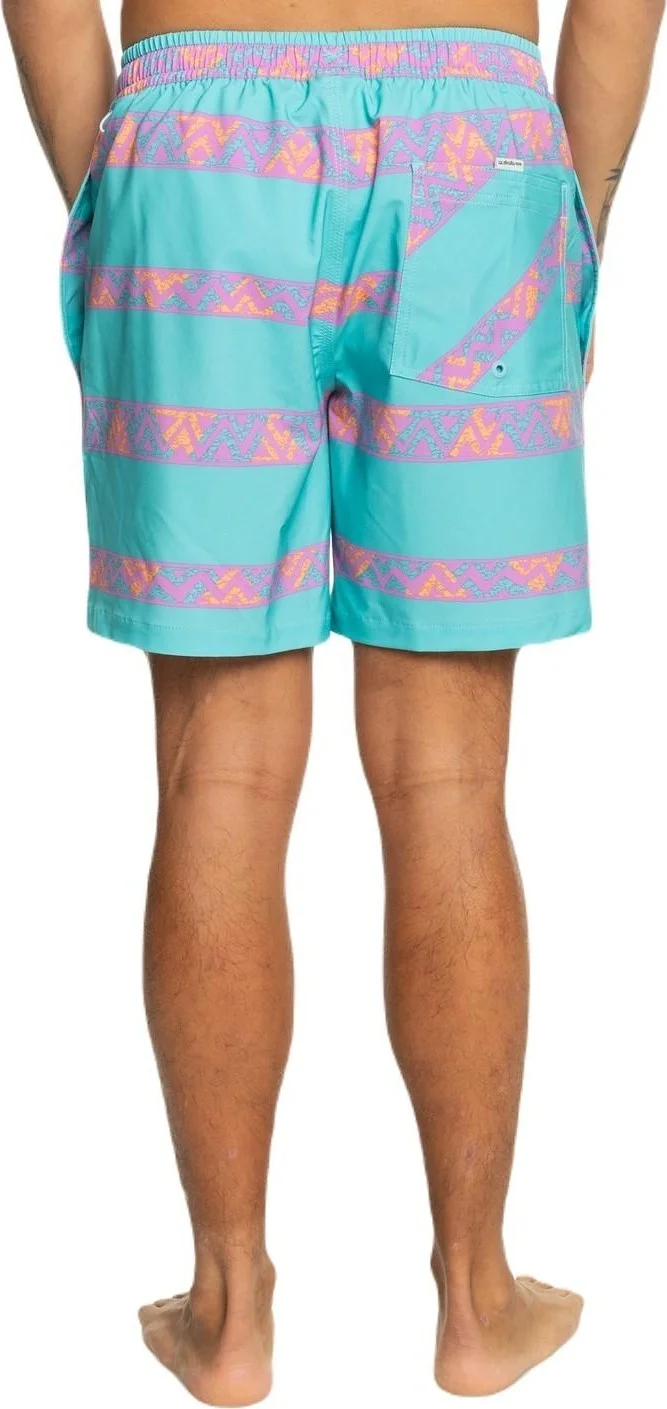 كويك سيلفر Take Us Back Vl 17 Men's Blue Swim Shorts EQYJV04062-BHA6