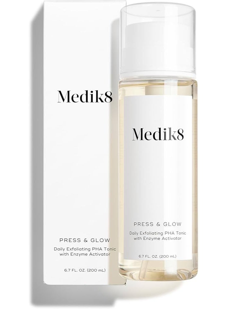 Medik8 Press & Glow Daily Exfoliating Tonic with Enzyme Activator 30ml - Image 3
