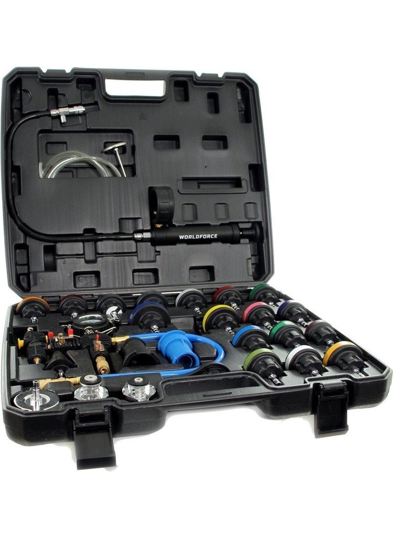 Worldforce 11001 Radiator Test Kit 28 Pieces 0 - 2.5 Bar  - Image 1